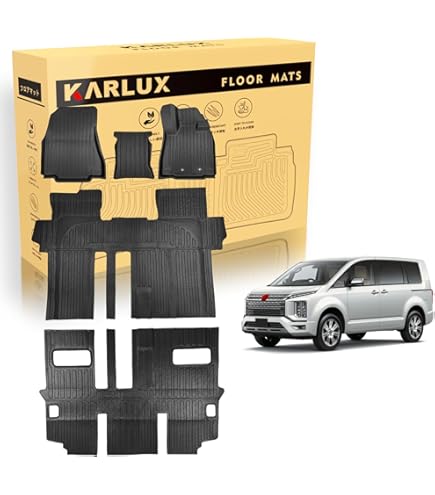 ミツビシ デリカ D5 オプション フロア マット 7人乗り 遮音 吸音 美品 ミツビシ デリカ D5 オプション フロア マット 7人乗り 遮音